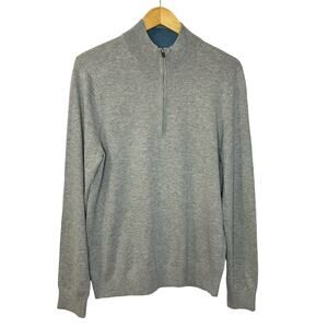 Dunning Golf All-season Quarter Zip Sweater Performance Grey Men's Medium